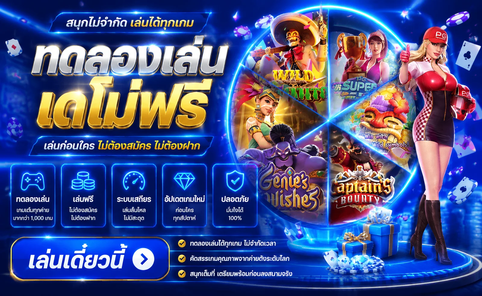 ทดลองเล่นสล็อตฟรี TGA79 ไม่ต้องสมัคร